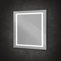 Зеркало BelBagno SPC-KRAFT-900-800-SENS-NERO 90x80 см сенсорный выключатель, черный