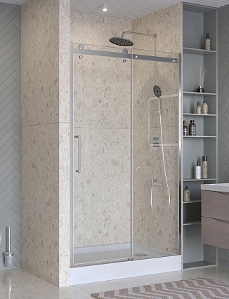 Душевая дверь BelBagno MARINO-2-BF-1-110-C-CR 110x195 прозрачная, хром