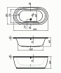 Акриловая ванна Kolpa-San Libero BASIS 180x90 см