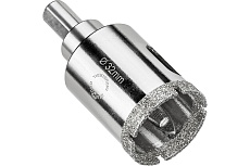 Коронка алмазная по керамограниту и керамике с центрирующим сверлом 32 мм Diamond Industrial DIDCSC032