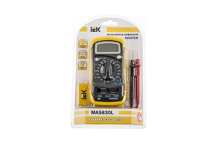 Цифровой мультиметр IEK Master MAS830L TMD-3L-830 3669447