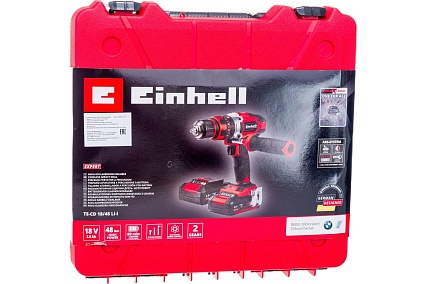 Ударная аккумуляторная дрель-шуруповерт Einhell PXC TE-CD 18/48 Li-i (2x2.0Ah) 4513935