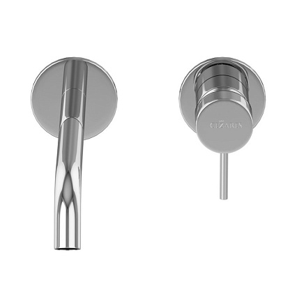 Смеситель для раковины Cezares LEAF-BLI2-L-01-W0 хром