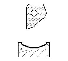 Нож профильный для фасадов T82302 для 1473231212 ROTIS 744.T82302