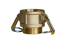 Камлок типа B (розетка; наружная резьба BSP; 100 мм-4&quot;; латунь) TITAN LOCK TL400BBR