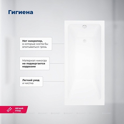 Акриловая ванна Aquanet Agata 150x70 (с каркасом) 00242507