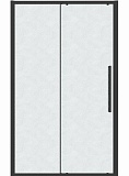 Душевая дверь Grossman Cosmo 100x195 шиншилла, черный матовый 100.K33.02.100.21.02