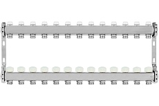 Коллекторная группа из нержавеющей стали ColSys 805 13 выходов, с отсечными и термостатическими клапанами 180522513