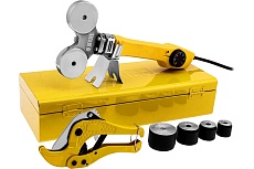 Аппарат для сварки пластиковых труб Denzel DWP-750 750Вт, 260-300 град., компл насадок, 20 - 40 мм 94203