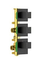 Душевой набор Timo Selene SX-2239/03SM с термостатом, черный