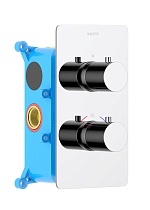Смеситель для душа Aquatek Европа AQ1391CR термостат, хром