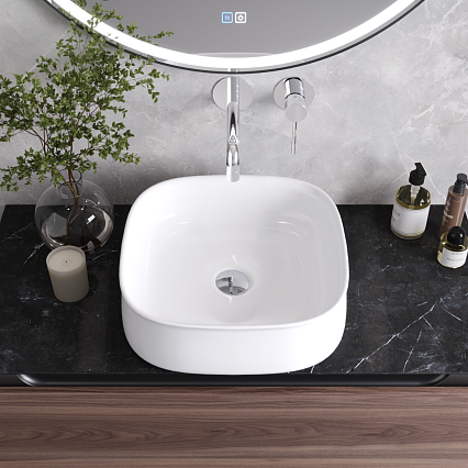 Раковина Cezares CZR-6583 43 см белый