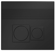 Кнопка смыва Grossman Cosmo 800.Т1.02.210.210 черный матовый