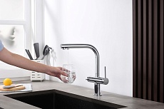 Смеситель для кухни Aquatek Европа AQ1385CR с подкл. к фильтру, хром