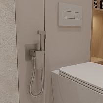 Смеситель Oliveeka D-Line OL-829003-BN с гигиеническим душем, никель матовый