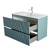 Мебель для ванной BelBagno Uno 100 см Голубой матовый