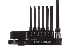 Набор вставок бит с воротком-битодержателем (1/4", TORX, T10-T40, L = 60 мм, 8 предметов) King Tony 2128PR