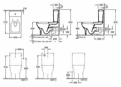 Бачок для унитаза Villeroy&Boch Architectura 57871101