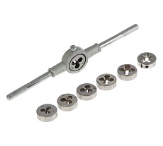 Набор плашек Тундра М3 - М12 + плашкодержатель, 8 предметов 1348146