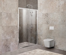 Душевая дверь BelBagno Unique 100/115x190 прозрачная