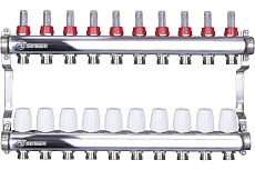 Коллекторная группа с расходомерами из нержавеющей стали Altstream 1&quot;х3/4&quot; 10 выходов 005070109