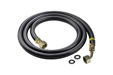 Газовый резиновый шланг РУСЛО с угловым подключением 2,0м 1/2&quot; вн/вн 771445