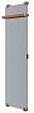 Полотенцесушитель электрический Allen Brau Infinity 140x44 см с рейлингом, медь браш, 00305014