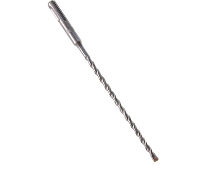 Бур по бетону, двойная спираль, Cobalt W-tip (6x210 мм; SDS PLUS) Denzel 705007