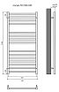 Полотенцесушитель водяной Aquatek Альтаир П16 50x110 хром, AQ KK1611CH