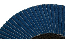 Круг лепестковый торцевой, угловой, цирконат 65% 125х22.2 мм, P-120 ABRAFORM AF-FLAP-CN-125-P120-ZR65