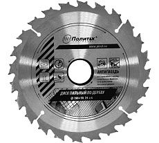 Диск пильный по дереву Антигвоздь 190х30 мм, Z24 Политех 5341190