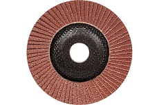 Круг лепестковый торцевой, прямой, оксид алюминия 125х22.2 мм, P-80 ABRAFORM AF-FLAP-FT-125-P80-AO