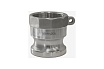 Алюминиевый камлок TITAN LOCK типа А серия EcoLine, ниппель внутр. резьба BSP 1 1/4" TL125AAL-EL