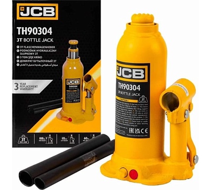 Бутылочный домкрат JCB 3 т, с клапаном TH90304(58022) JCB-TH90304(58022)