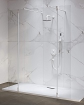 Душевая перегородка RGW Walk In WA-052W (WA-016W+2Z-071W) 120x195 белый, прозрачное 351005223-15