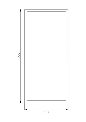 Опора Aquaton Лофт Урбан 1A255303LQX70 высокая