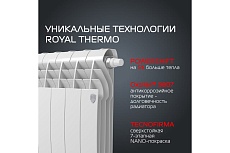 Радиатор Royal Thermo BiLiner 500 /Bianco Traffico VR - 4 секции НС-1196679