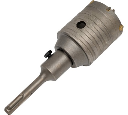 Коронка кольцевая по бетону, 55 мм, SDS+, хвостовик 110 мм FIT 33440
