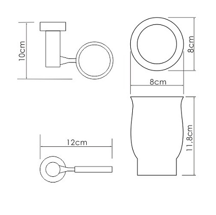 Держатель для стакана WasserKRAFT K-24228