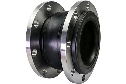Компенсатор DN.ru epdm ду125 ру16 резиновый, фланцевый, антивибрационный D140-01693