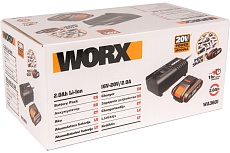 Набор 3601 аккумулятор 2 Ач, зарядное устройство 2А Worx WA3601