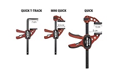 Струбцина Piher Quick Mini 15х5.5см, быстрозажимная, 750N Piher М00005916