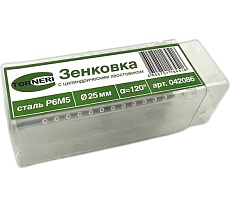Зенковка ц/х 25 мм, 120 градусов, Р6М5 TORNERI 042086