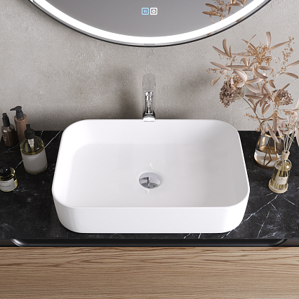 Раковина Cezares CZR-6450 56.5 см белый