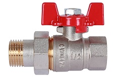 Шаровой кран с американкой Rommer 1/2&quot;, ВН/НР, RBV-0005-0510215, RG008UB5BJ9TAM