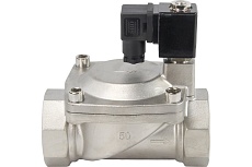 Электромагнитный клапан DN.ru VS2W-401N-PU-NC Ду50 Ру10 сталь пилотный 2&quot; НЗ NBR 220В D130-01282