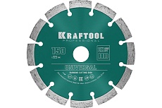 Диск алмазный сегментный по железобетону и бетону Kraftool Universal 150х22 мм 36680-150