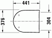 Крышка-сиденье Duravit D-Neo 002161 без микролифта