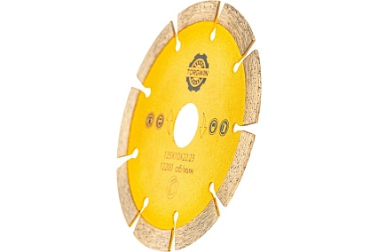 Алмазный диск сегментированный HOT PRESS 125х10х22.23 мм TORGWIN T656540