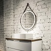 Зеркало Silver Mirrors Kapitan Light 61x61 см с подсветкой, коричневый